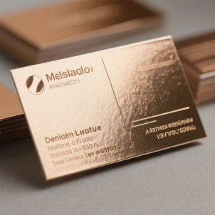 Metallic Foil Business Card